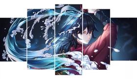 Quadros Decorativos Demon Slayer (kimetsu No Yaiba)"