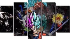 Quadros Decorativos Dragon Ball Goku Super Sayaj"