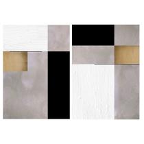 Quadros Decorativos Em Canvas Moderno Efeito Concreto