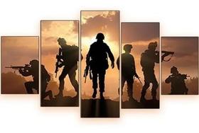 Quadros Decorativos Exécito Soldados Armas