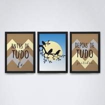Quadros Decorativos Fé e Gratidão - Tons V7 - Preta A4 Quadros Decorativos Fé e Gratidão - Tons V7 - Preta A4