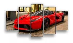 quadros decorativos Ferrari Vermelha" quadros decorativos Ferrari Vermelha"