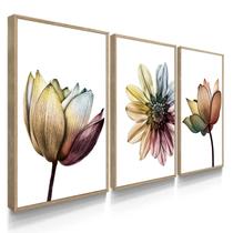 Quadros Decorativos Flor Monocromática Colorida