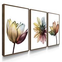 Quadros Decorativos Flor Monocromática Colorida