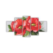 Quadros Decorativos Floral Flores Buque Vermelho 3