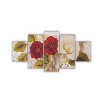 Quadros Decorativos Floral Flores Envelhecidas Natureza Morta