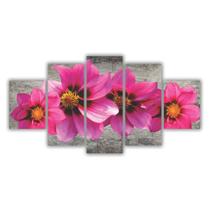 Quadros Decorativos Floral Flores Rosa Pink