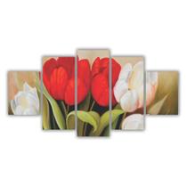 Quadros Decorativos Floral Flores Tulipas Coloridas 2