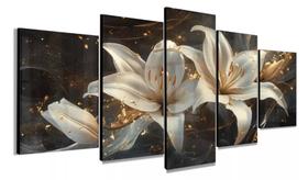 Quadros Decorativos Flores Floral Abstrato"