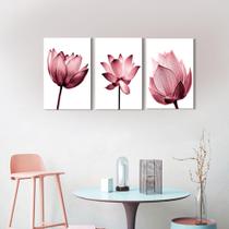 Quadros Decorativos Flores Minimalistas Rose