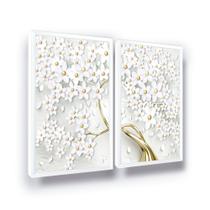 Quadros Decorativos Flores Moderno Sala Moldura Quadros Decorativos Flores Moderno Sala Moldura