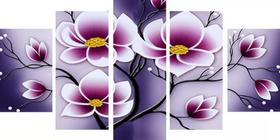 Quadros Decorativos Flores,rosa,roxa"