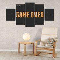Quadros Decorativos Game Over Jogos Gamer Sala Quarto Quadros Decorativos Game Over Jogos Gamer Sala Quarto