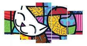 quadros decorativos Gatinho Romero Britto" quadros decorativos Gatinho Romero Britto"