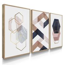 Quadros Decorativos Geométricos Tons Neutros