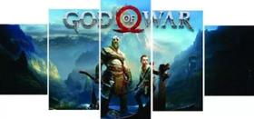 quadros decorativos God Of War Mdf"