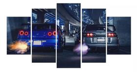Quadros Decorativos Gtr Vs Supra Carros"