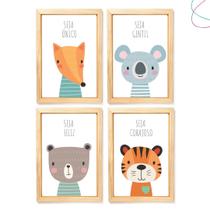 Quadros Decorativos Infantil Animais Bosque fofos - Creative Cat