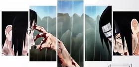 Quadros Decorativos Itachi Uchiha Irmãos Anime"