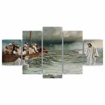 Quadros Decorativos Jesus Andando Sobre as Aguas Sala Quarto