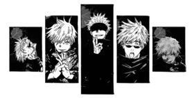 Quadros Decorativos Jujutsu Gojo Sukuna Nerd" Quadros Decorativos Jujutsu Gojo Sukuna Nerd"