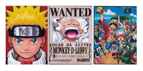 Quadros Decorativos Mangá, Naruto, Monkey D. Luffy-D