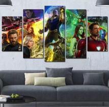 Quadros Decorativos Marvel Vingadores Infinita "