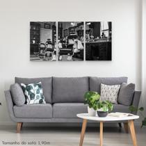 Quadros Decorativos Mdf 3 Peças Barbearia Quadros Decorativos Mdf 3 Peças Barbearia