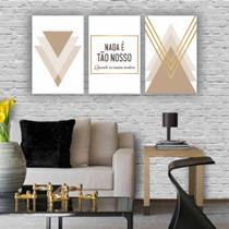 Quadros Decorativos MDF Abstrato Nada é tão Nosso 120x60cm Quadros Decorativos MDF Abstrato Nada é tão Nosso 120x60cm