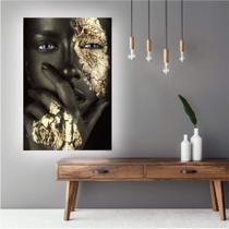 Quadros decorativos MDF Fashion Golden Flow The Black And Gold 60x40