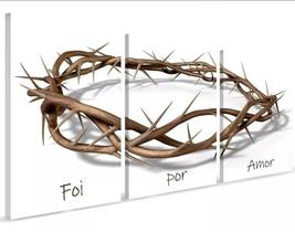 Quadros Decorativos Mdf Foi Por Amor - Coroa Espinho Jesus Quadros Decorativos Mdf Foi Por Amor - Coroa Espinho Jesus