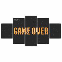 Quadros Decorativos MDF Game Over Jogos Gamer Sala Quarto Quadros Decorativos MDF Game Over Jogos Gamer Sala Quarto