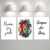Quadros Decorativos MDF Religioso Nunca Foi Sorte Quadros Decorativos MDF Religioso Nunca Foi Sorte