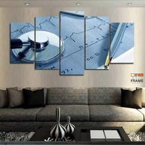 Quadros Decorativos Medicina Cardio 63x130mt em Tecido