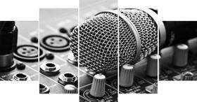 quadros decorativos Microfone Dj" quadros decorativos Microfone Dj"