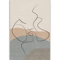 Quadros Decorativos Moderno Em Canvas Abstrato Minimalista