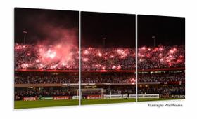 Quadros Decorativos Morumbi Futebol 120x60 3 peças