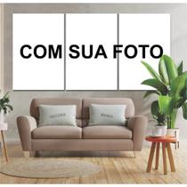 Quadros Decorativos Mosaico 3pçs 40x60cm Personalizados Com Sua Foto Quadros Decorativos Mosaico 3pçs 40x60cm Personalizados Com Sua Foto