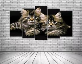 quadros decorativos Mosaico Animais Pet Gato Gatinho"