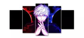 Quadros Decorativos Mosaico Anime Jujutsu Kaisen Satoru Gojo Power"