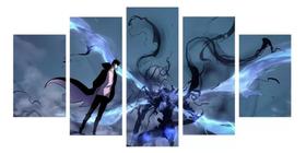 Quadros Decorativos Mosaico Anime Solo Leveling Sung Jin Woo Mangá "