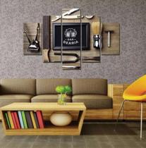 Quadros Decorativos Mosaico Barbearia Barbershop" Quadros Decorativos Mosaico Barbearia Barbershop"