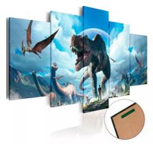 Quadros Decorativos Mosaico Dinossauros" Quadros Decorativos Mosaico Dinossauros"