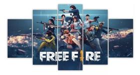 Quadros Decorativos Mosaico Free Fire"