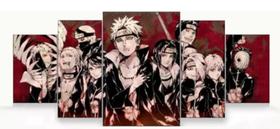 Quadros Decorativos Mosaico Grupo Akatsuki Maligno" Quadros Decorativos Mosaico Grupo Akatsuki Maligno"