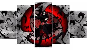 Quadros Decorativos Mosaico Itachi Akatsuki"