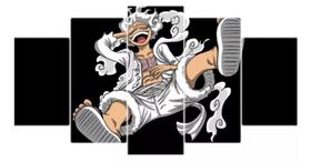 Quadros Decorativos Mosaico Luffy Gear 5 Modo Nika One Piece"