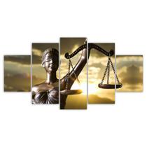 Quadros Decorativos Mosaico MDF Deusa Justiça Direito Advocacia