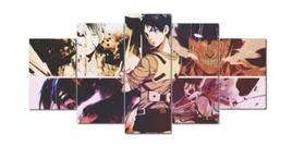 Quadros Decorativos Mosaico Shingeki No Kyojin Eren Yeager Titan" Quadros Decorativos Mosaico Shingeki No Kyojin Eren Yeager Titan"