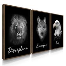 Quadros Decorativos Motivacional Leão Lobo Quadros Decorativos Motivacional Leão Lobo
